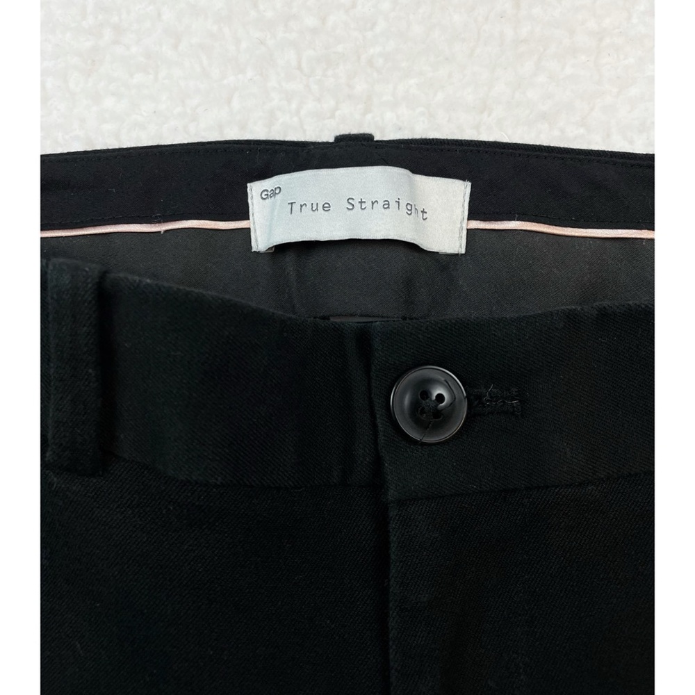 GAP • Black True Straight Two-Way Stretch Ankle Trouser Pants, 0P - Picture 4 of 9